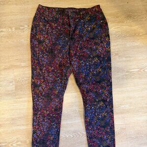 Gloria Vanderbilt Straight Leg Floral Jeans